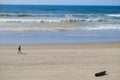 Strolling on Horsfall Beach on the Oregon coast