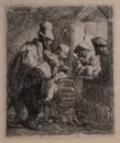 The Strolling Musicians from 1635. by Rembrandt