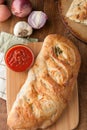 Stromboli Stuffed Bread Royalty Free Stock Photo