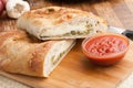 Stromboli Stuffed Bread Royalty Free Stock Photo