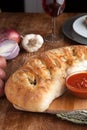 Stromboli Stuffed Bread Royalty Free Stock Photo