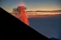 Stromboli volcano activity, Stromboli island