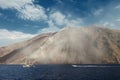 Stromboli volcano in Italy Royalty Free Stock Photo