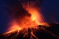 Strombolian eruption volcano Pacayaerupting