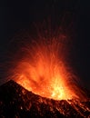 Strombolian eruption