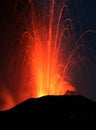 Strombolian eruption