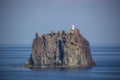 Strombolicchio island next to stromboli