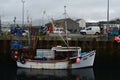 Fishing harbour of Stromness, the second-most populous town in Mainland Orkney, Scotland Royalty Free Stock Photo