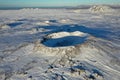 Strompar craters in Blafjoll mountains in Reykjanes.