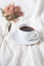 Strong black coffee for good morning Royalty Free Stock Photo