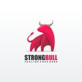 Strong Bull illustration Vector Template