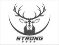 Strong deer logo