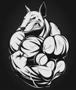 Strong dog Royalty Free Stock Photo