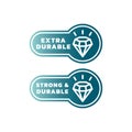 Strong and durable vector label