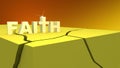 Strong Faith Amidts Hard Times Illustration