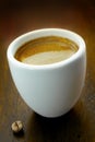 Strong fresh espresso coffee