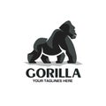 Strong Gorilla logo vector Royalty Free Stock Photo
