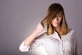 Strong hair concept Royalty Free Stock Photo