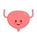 Strong healthy happy bladder character