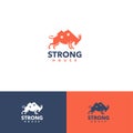 Strong house logo icon design vector, house logo, home logo, real estate logo