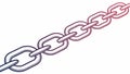 Strong Interlocking Chain Link Symbol Vector Graphic, vector design Generative AI Royalty Free Stock Photo