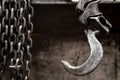 Strong iron hook Royalty Free Stock Photo