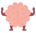 Strong Mind Muscles Royalty Free Stock Photo