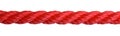 Strong red climbing rope Royalty Free Stock Photo