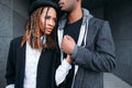 Strong relationships. African American couple Royalty Free Stock Photo