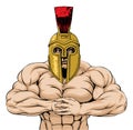 Strong Spartan or Trojan Mascot