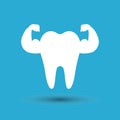 Strong tooth. Royalty Free Stock Photo