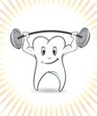 Strong tooth Royalty Free Stock Photo