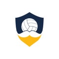 Moustache and volley ball vector icon design.