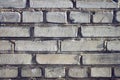 Strong wall of an ordinary house, built of bricks