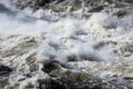 strong waterfall rapids close up Royalty Free Stock Photo