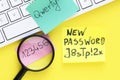 Strong and weak password. Time to change the access password