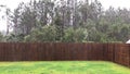 Backyard rainstorm