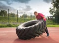 Strongman exercise Royalty Free Stock Photo