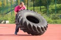 Strongman exercise Royalty Free Stock Photo