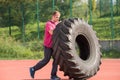 Strongman exercise Royalty Free Stock Photo