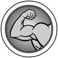 Strongman Icon Illustration