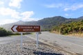 Strongman Mine Memorial Sign. Royalty Free Stock Photo