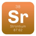 Strontium chemical element Royalty Free Stock Photo