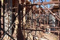 Structural concrete scaffolding Royalty Free Stock Photo