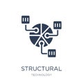Structural Elements icon. Trendy flat vector Structural Elements