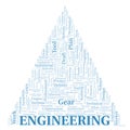 Structural Engineering typography word cloud create with the text only Royalty Free Stock Photo
