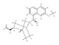 Structural formula of quinine Royalty Free Stock Photo