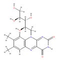 Structural formula of riboflavin