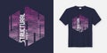 Structural integrity abstract sci-fi vector t-shirt and apparel