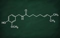 Structural model of Capsaicin